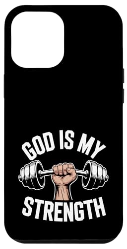 Gott ist meine Stärke! Hülle für iPhone 12 Pro Max Gott ist meine Stärke! Hülle für iPhone 12 Pro Max von Christian Jesus and God Designs for Church