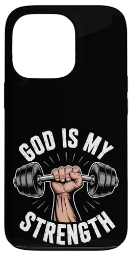 Gott ist meine Stärke! Hülle für iPhone 13 Pro Gott ist meine Stärke! Hülle für iPhone 13 Pro von Christian Jesus and God Designs for Church