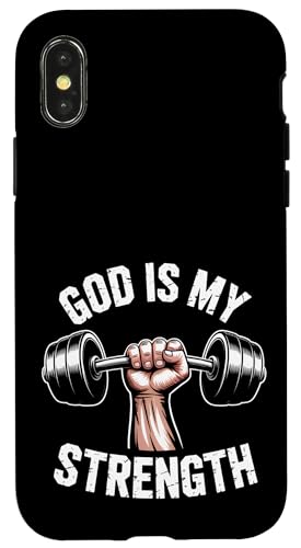 Gott ist meine Stärke! Hülle für iPhone X/XS Gott ist meine Stärke! Hülle für iPhone X/XS von Christian Jesus and God Designs for Church