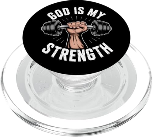 Gott ist meine Stärke! PopSockets PopGrip für MagSafe von Christian Jesus and God Designs for Church
