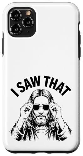 I Saw That! Lustiges christliches Wortspiel Kirche christlicher Glaube Hülle für iPhone 11 Pro Max I Saw That! Lustiges christliches Wortspiel Kirche christlicher Glaube Hülle für iPhone 11 Pro Max von Christian Jesus and God Designs for Church