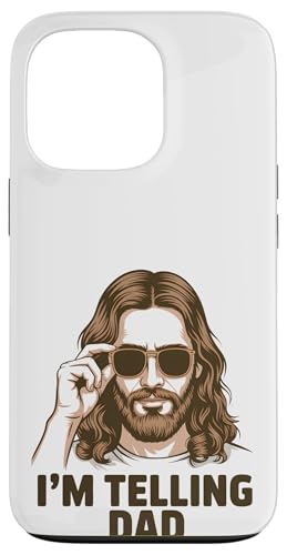 I'm Telling Dad! Lustiges christliches Wortspiel Jesus Christus Kirche Hülle für iPhone 13 Pro I'm Telling Dad! Lustiges christliches Wortspiel Jesus Christus Kirche Hülle für iPhone 13 Pro von Christian Jesus and God Designs for Church