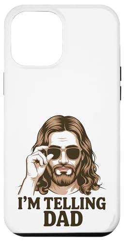 Ich erzähle Dad! Lustiges christliches Wortspiel Hülle für iPhone 12 Pro Max von Christian Jesus and God Designs for Church