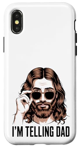 Ich erzähle Dad! Lustiges christliches Wortspiel Hülle für iPhone X/XS Ich erzähle Dad! Lustiges christliches Wortspiel Hülle für iPhone X/XS von Christian Jesus and God Designs for Church