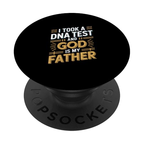 Ich habe einen DNA-Test genommen und Gott ist mein Vater! PopSockets Klebender PopGrip Ich habe einen DNA-Test genommen und Gott ist mein Vater! PopSockets Klebender PopGrip von Christian Jesus and God Designs for Church
