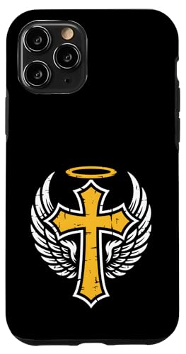 Kreuz mit Flügeln eines Engels für Christen Hülle für iPhone 11 Pro Kreuz mit Flügeln eines Engels für Christen Hülle für iPhone 11 Pro von Christian Jesus and God Designs for Church