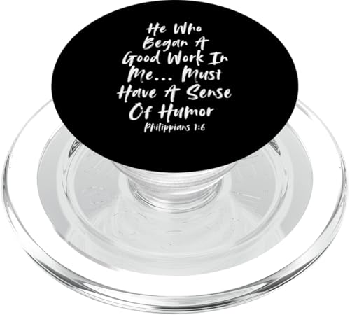 When God Made Me Shirt Religiöses Zitat Bibelvers PopSockets PopGrip für MagSafe von Christian Jokes Apparel When God Made Me Funny