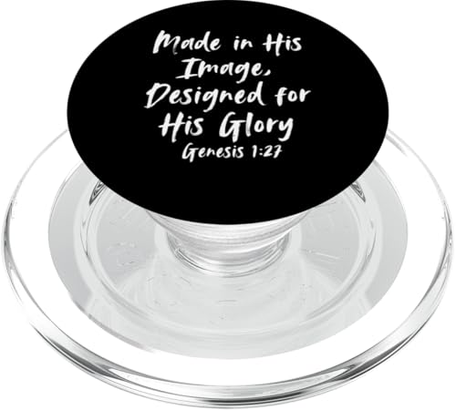 When God Made Me Shirt Religiöses Zitat Bibelvers PopSockets PopGrip für MagSafe von Christian Jokes Apparel When God Made Me Funny