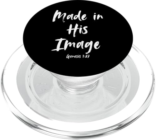 When God Made Me Shirt Religiöses Zitat Bibelvers PopSockets PopGrip für MagSafe von Christian Jokes Apparel When God Made Me Funny