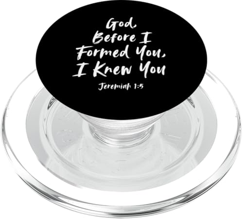 When God Made Me Shirt Religiöses Zitat Bibelvers PopSockets PopGrip für MagSafe von Christian Jokes Apparel When God Made Me Funny