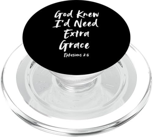 When God Made Me Shirt Religiöses Zitat Bibelvers PopSockets PopGrip für MagSafe von Christian Jokes Apparel When God Made Me Funny
