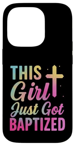 Christliche Kommunion mit Aufschrift "Taufe This Girl Just Got Baptized Christliche Kommunion" Hülle für iPhone 14 Pro Christliche Kommunion mit Aufschrift "Taufe This Girl Just Got Baptized Christliche Kommunion" Hülle für iPhone 14 Pro von Christian Religious 1st Communion Outfits
