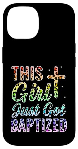 Christliche Kommunion mit Aufschrift "Taufe This Girl Just Got Baptized Christliche Kommunion" Hülle für iPhone 14 von Christian Religious 1st Communion Outfits