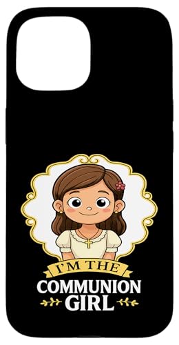 Christliche Kommunion mit Aufschrift "Taufe This Girl Just Got Baptized Christliche Kommunion" Hülle für iPhone 15 von Christian Religious 1st Communion Outfits