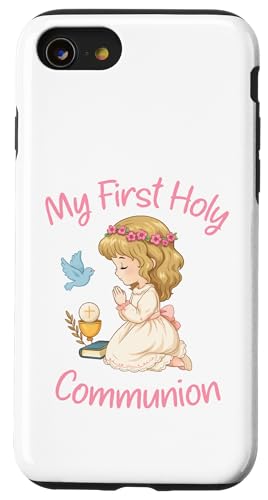 Christliche Kommunion mit Aufschrift "Taufe This Girl Just Got Baptized Christliche Kommunion" Hülle für iPhone SE (2020) / 7 / 8 von Christian Religious 1st Communion Outfits