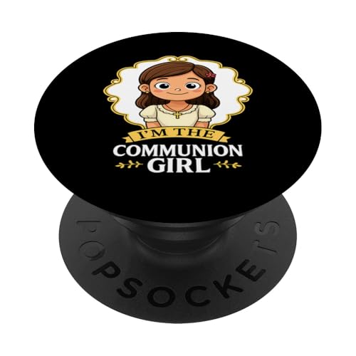 Christliche Kommunion mit Aufschrift "Taufe This Girl Just Got Baptized Christliche Kommunion" PopSockets Klebender PopGrip Christliche Kommunion mit Aufschrift "Taufe This Girl Just Got Baptized Christliche Kommunion" PopSockets Klebender PopGrip von Christian Religious 1st Communion Outfits