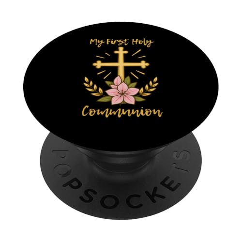 Christliche Kommunion mit Aufschrift "Taufe This Girl Just Got Baptized Christliche Kommunion" PopSockets Klebender PopGrip Christliche Kommunion mit Aufschrift "Taufe This Girl Just Got Baptized Christliche Kommunion" PopSockets Klebender PopGrip von Christian Religious 1st Communion Outfits