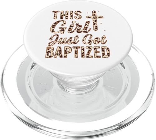 Christliche Kommunion mit Aufschrift "Taufe This Girl Just Got Baptized Christliche Kommunion" PopSockets PopGrip für MagSafe Christliche Kommunion mit Aufschrift "Taufe This Girl Just Got Baptized Christliche Kommunion" PopSockets PopGrip für MagSafe von Christian Religious 1st Communion Outfits