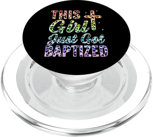 Christliche Kommunion mit Aufschrift "Taufe This Girl Just Got Baptized Christliche Kommunion" PopSockets PopGrip für MagSafe Christliche Kommunion mit Aufschrift "Taufe This Girl Just Got Baptized Christliche Kommunion" PopSockets PopGrip für MagSafe von Christian Religious 1st Communion Outfits