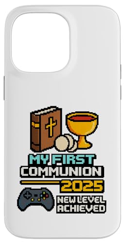My First Communion Jungen Mädchen Gamer 1st Religious Sakrament Hülle für iPhone 14 Pro Max My First Communion Jungen Mädchen Gamer 1st Religious Sakrament Hülle für iPhone 14 Pro Max von Christian Religious 1st Communion Outfits