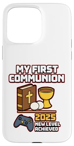 My First Communion Jungen Mädchen Gamer 1st Religious Sakrament Hülle für iPhone 15 Pro Max My First Communion Jungen Mädchen Gamer 1st Religious Sakrament Hülle für iPhone 15 Pro Max von Christian Religious 1st Communion Outfits