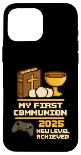 My First Communion Jungen Mädchen Gamer 1st Religious Sakrament Hülle für iPhone 16 Pro Max My First Communion Jungen Mädchen Gamer 1st Religious Sakrament Hülle für iPhone 16 Pro Max von Christian Religious 1st Communion Outfits