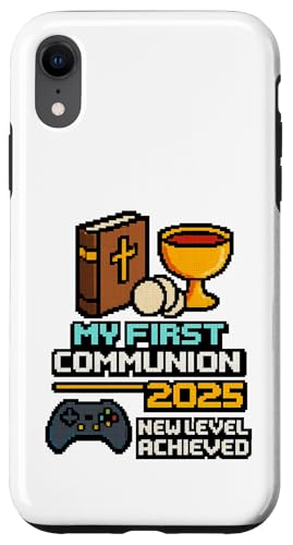 My First Communion Jungen Mädchen Gamer 1st Religious Sakrament Hülle für iPhone XR My First Communion Jungen Mädchen Gamer 1st Religious Sakrament Hülle für iPhone XR von Christian Religious 1st Communion Outfits