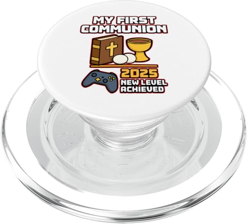 My First Communion Jungen Mädchen Gamer 1st Religious Sakrament PopSockets PopGrip für MagSafe My First Communion Jungen Mädchen Gamer 1st Religious Sakrament PopSockets PopGrip für MagSafe von Christian Religious 1st Communion Outfits