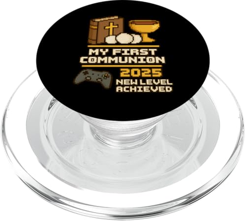 My First Communion Jungen Mädchen Gamer 1st Religious Sakrament PopSockets PopGrip für MagSafe My First Communion Jungen Mädchen Gamer 1st Religious Sakrament PopSockets PopGrip für MagSafe von Christian Religious 1st Communion Outfits