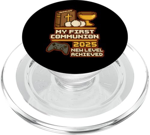My First Communion Jungen Mädchen Gamer 1st Religious Sakrament PopSockets PopGrip für MagSafe My First Communion Jungen Mädchen Gamer 1st Religious Sakrament PopSockets PopGrip für MagSafe von Christian Religious 1st Communion Outfits