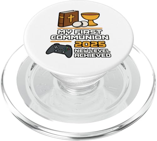 My First Communion Jungen Mädchen Gamer 1st Religious Sakrament PopSockets PopGrip für MagSafe My First Communion Jungen Mädchen Gamer 1st Religious Sakrament PopSockets PopGrip für MagSafe von Christian Religious 1st Communion Outfits