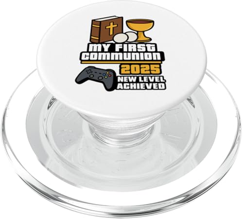 My First Communion Jungen Mädchen Gamer 1st Religious Sakrament PopSockets PopGrip für MagSafe My First Communion Jungen Mädchen Gamer 1st Religious Sakrament PopSockets PopGrip für MagSafe von Christian Religious 1st Communion Outfits