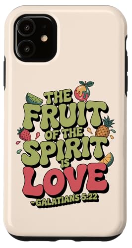 Fruit of the Spirit Galater Christian Retro Bibelvers Hülle für iPhone 11 Fruit of the Spirit Galater Christian Retro Bibelvers Hülle für iPhone 11 von Christian Scripture Quote Retro Advertisement
