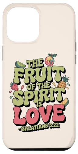 Fruit of the Spirit Galater Christian Retro Bibelvers Hülle für iPhone 12 Pro Max von Christian Scripture Quote Retro Advertisement