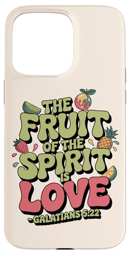 Fruit of the Spirit Galater Christian Retro Bibelvers Hülle für iPhone 15 Pro Max Fruit of the Spirit Galater Christian Retro Bibelvers Hülle für iPhone 15 Pro Max von Christian Scripture Quote Retro Advertisement