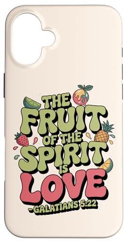 Fruit of the Spirit Galater Christian Retro Bibelvers Hülle für iPhone 16 Plus Fruit of the Spirit Galater Christian Retro Bibelvers Hülle für iPhone 16 Plus von Christian Scripture Quote Retro Advertisement