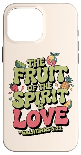 Fruit of the Spirit Galater Christian Retro Bibelvers Hülle für iPhone 16 Pro Max Fruit of the Spirit Galater Christian Retro Bibelvers Hülle für iPhone 16 Pro Max von Christian Scripture Quote Retro Advertisement