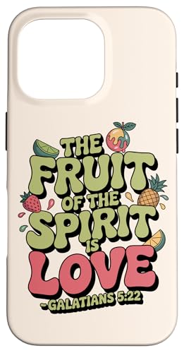 Fruit of the Spirit Galater Christian Retro Bibelvers Hülle für iPhone 16 Pro Fruit of the Spirit Galater Christian Retro Bibelvers Hülle für iPhone 16 Pro von Christian Scripture Quote Retro Advertisement
