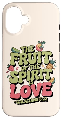 Fruit of the Spirit Galater Christian Retro Bibelvers Hülle für iPhone 16 Fruit of the Spirit Galater Christian Retro Bibelvers Hülle für iPhone 16 von Christian Scripture Quote Retro Advertisement