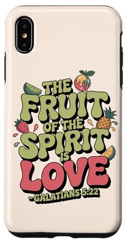 Fruit of the Spirit Galater Christian Retro Bibelvers Hülle für iPhone XS Max Fruit of the Spirit Galater Christian Retro Bibelvers Hülle für iPhone XS Max von Christian Scripture Quote Retro Advertisement
