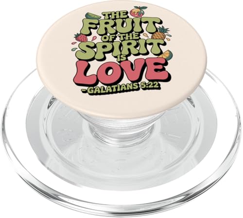 Fruit of the Spirit Galater Christian Retro Bibelvers PopSockets PopGrip für MagSafe Fruit of the Spirit Galater Christian Retro Bibelvers PopSockets PopGrip für MagSafe von Christian Scripture Quote Retro Advertisement