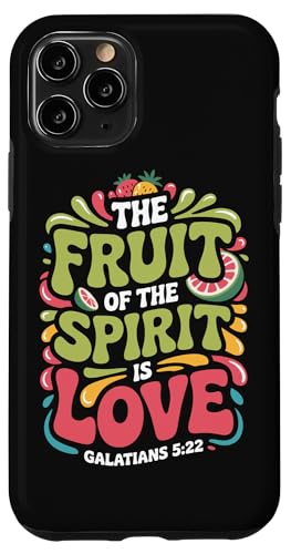 Fruit of the Spirit Galatians 5:22 Zitat Retro Bibelvers Hülle für iPhone 11 Pro Fruit of the Spirit Galatians 5:22 Zitat Retro Bibelvers Hülle für iPhone 11 Pro von Christian Scripture Quote Retro Advertisement