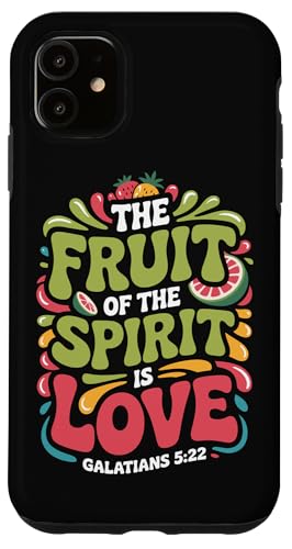 Fruit of the Spirit Galatians 5:22 Zitat Retro Bibelvers Hülle für iPhone 11 Fruit of the Spirit Galatians 5:22 Zitat Retro Bibelvers Hülle für iPhone 11 von Christian Scripture Quote Retro Advertisement