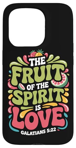 Fruit of the Spirit Galatians 5:22 Zitat Retro Bibelvers Hülle für iPhone 15 Pro Fruit of the Spirit Galatians 5:22 Zitat Retro Bibelvers Hülle für iPhone 15 Pro von Christian Scripture Quote Retro Advertisement