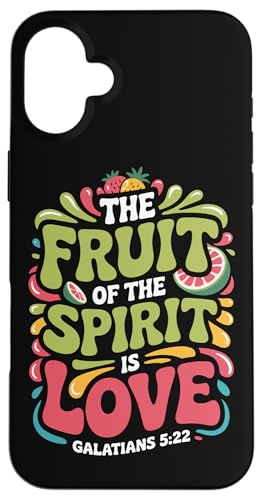 Fruit of the Spirit Galatians 5:22 Zitat Retro Bibelvers Hülle für iPhone 16 Plus Fruit of the Spirit Galatians 5:22 Zitat Retro Bibelvers Hülle für iPhone 16 Plus von Christian Scripture Quote Retro Advertisement