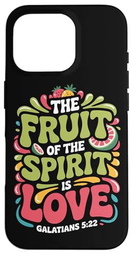 Fruit of the Spirit Galatians 5:22 Zitat Retro Bibelvers Hülle für iPhone 16 Pro Fruit of the Spirit Galatians 5:22 Zitat Retro Bibelvers Hülle für iPhone 16 Pro von Christian Scripture Quote Retro Advertisement