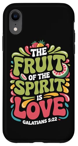 Fruit of the Spirit Galatians 5:22 Zitat Retro Bibelvers Hülle für iPhone XR Fruit of the Spirit Galatians 5:22 Zitat Retro Bibelvers Hülle für iPhone XR von Christian Scripture Quote Retro Advertisement