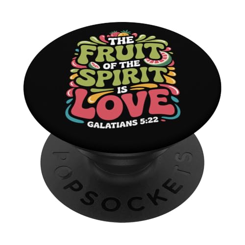 Fruit of the Spirit Galatians 5:22 Zitat Retro Bibelvers PopSockets Klebender PopGrip Fruit of the Spirit Galatians 5:22 Zitat Retro Bibelvers PopSockets Klebender PopGrip von Christian Scripture Quote Retro Advertisement