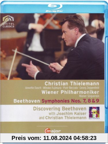 BEETHOVEN Sinfonien 7, 8 & 9 Christian THIELEMANN (+ 170 min. Doku mit Joachim Kaiser) Blu-ray von Christian Thieleman