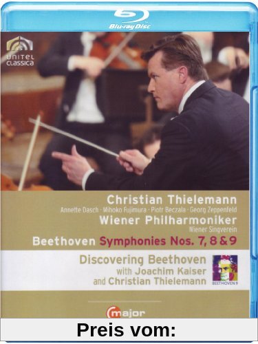 BEETHOVEN Sinfonien 7, 8 & 9 Christian THIELEMANN (+ 170 min. Doku mit Joachim Kaiser) Blu-ray von Christian Thieleman